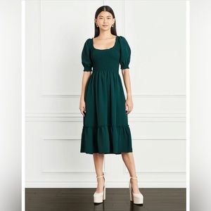 Hill House Louisa dress - Emerald Green